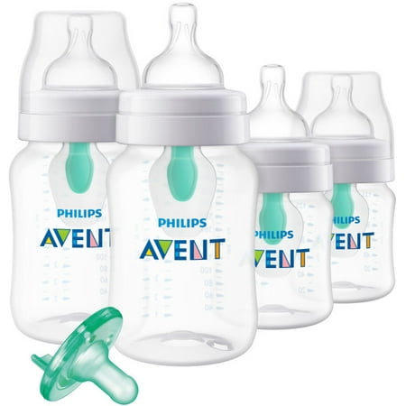 Philips Avent Anti-colic Bottle with AirFree vent Gift Set Walmart, SCD390/01