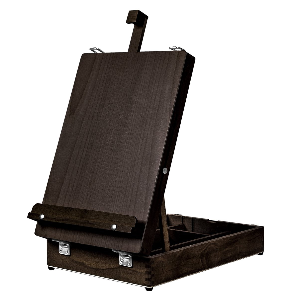 KINGART Studio Wooden Tabletop Easel Art Box, Adjustable & Portable