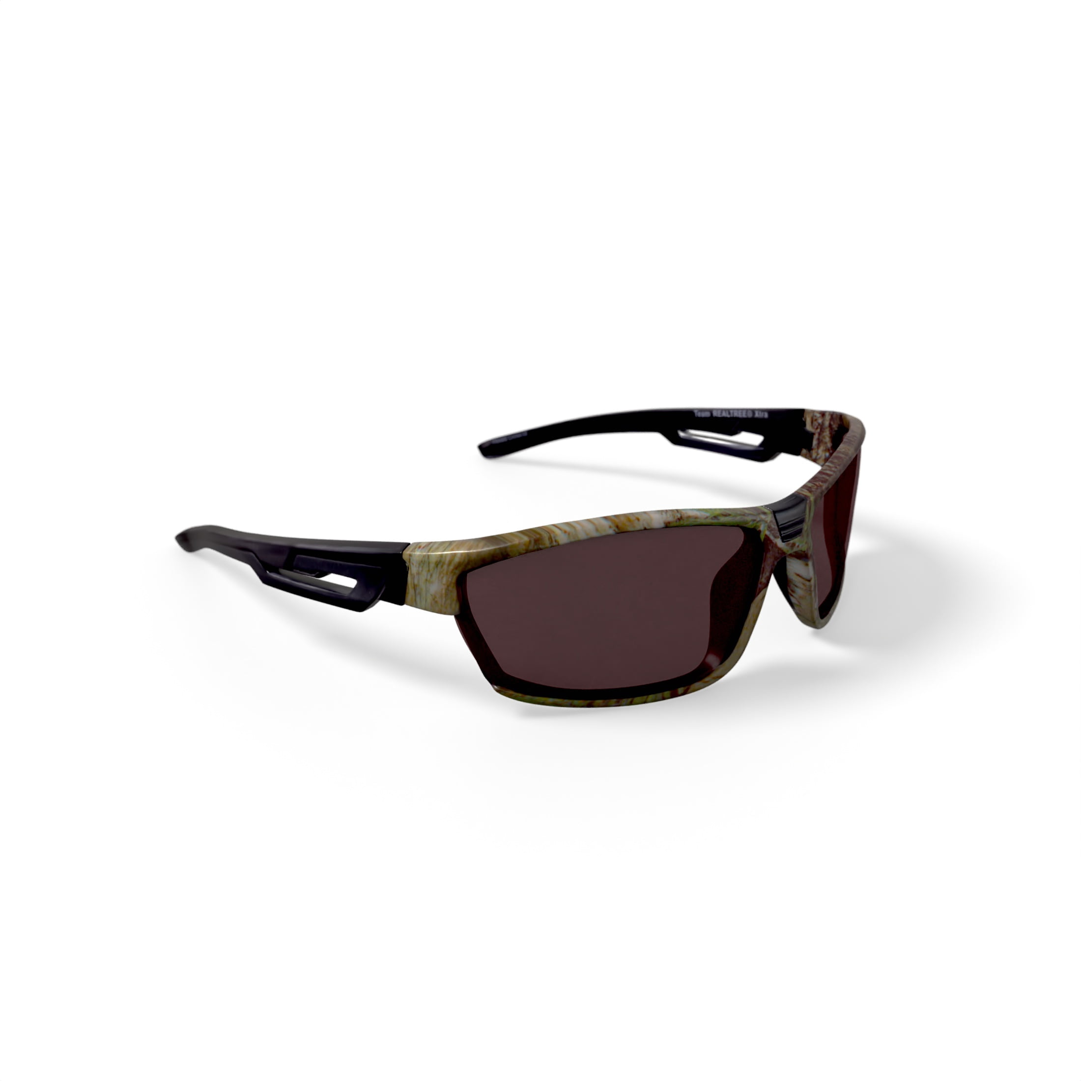 Realtree Men’s SM TRT T538 Performance Sunglasses, 68 Camo Brown