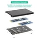 thumbnail image 5 of Tarjeta Adaptadora Dual B+M Key M.2 NGFF SSD A 2 5 SATA III  6Gbps Con Carcasa, 5 of 7