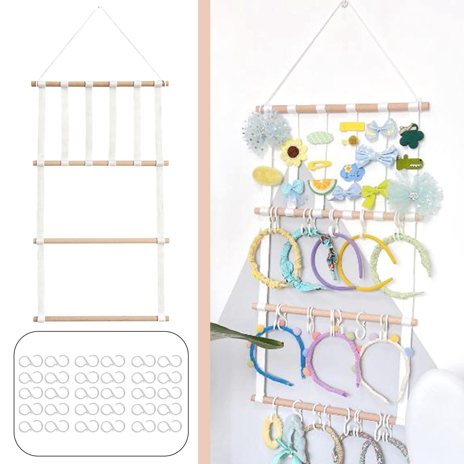 LeeQinersw Hair Bow Holder Storage Display Wall Mount Decoration Hair Accessories Hairgrips