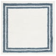 thumbnail image 2 of SAFAVIEH Calico Stojan Geometric Polyester Shag Area Rug, Ivory/Blue, 6'7" x 6'7" Square, 2 of 8