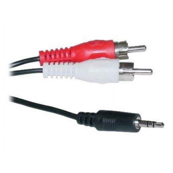 3.5mm Stereo to RCA Audio Cable, 3.5mm Stereo Male to Dual RCA Male 50 foot  2RCA-STE-50