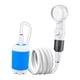 thumbnail image 5 of Bomba de ducha portátil con bolsa de almacenamiento, accesorio versátil para ducha de camping, lavado de coches, jardinería, viajes y, 5 of 9