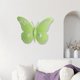 thumbnail image 5 of Figura decorativa de mariposa 3D para pared, estatua colgante, decoración de mariposas de metal para Verde claro, 5 of 8