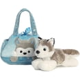 thumbnail image 2 of Aurora World Fancy Pals Pet Carrier, Peek-A-Boo Husky, 2 of 2