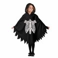 thumbnail image 3 of Girls Hooded Jumpsuits Long Sleeve Graphic Bluses Halloween Themed Costume Party Stylish Holiday Tops for Kids, 3 of 8