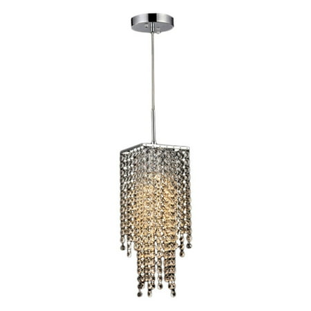 

Sheea 1-light Crystal Falls Chrome Chandelier