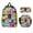 deep blue, variant on Cute 3-Pieces Cartoon Backpack Set, Large Capacity 17 inches Laptop Backpack Game Cartoon Pattern Travel Daypack
