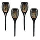 thumbnail image 5 of Luz de llama de jardín LED de energía solar Lámpara de antorcha de césped Luz de decoración de camino de patio impermeable, 51 LED, 4 piezas Advancent HA005194-03B, 5 of 6