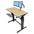 thumbnail image 4 of Ergotron WorkFit D Sit-Stand Workstation, 47 5/8 x 23 1/2 x 50 5/8, Birch/Black, 4 of 6