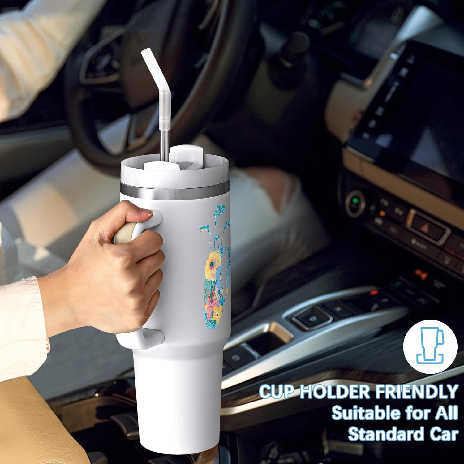 Golf Gifts for Women Golfers, Women Golf Accessories Stainless Steel Insulated 40 oz Tumbler, Gifts for golfers Women, Birthday Christmas Gift for Golfers Women, Mom, Sister, Bestfriend, White