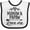 White and Black, variant on Inktastic Mamaw and Papaw Love Me Girls Baby Bib