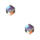 thumbnail image 2 of Kearding Cubo óptico de cristal de ciencia, cubos de luz brillante hexaédrico para el hogar, juguete educativo, modelo de oficina, herramienta 15x15x15mm 2Conjunto, 2 of 6
