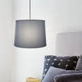 thumbnail image 3 of Miangastore Abat-Jour en Lin Résistant à l'Usure pour Lampe de Table Domestique, Abat-Jour Rond pour Plafonnier avec Cadre en Fer, 3 of 9