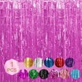 thumbnail image 1 of Langgg 6.5ft Fringe Curtain 0pcs Streamers Party Decorations Tinsel Curtain Backdrop Pink 6.5ft 5Set, 1 of 6