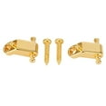 2Pcs String Retainers Metal Silvery/Black/Gold For Electric Guitars