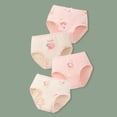 thumbnail image 2 of NIEWTR Toddler Girls Underwear Cotton Panties Kids Briefs Super Soft Cute Animal Pattern（A01-Light Pink,4-5 Years), 2 of 5