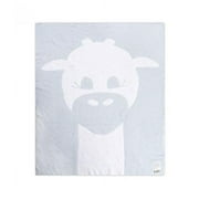 ***DISCONTINUED*** CLOUD KNIT GIRAFFE BLANKET Blue