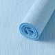 thumbnail image 1 of XmhyTop-A 2 rollos de papel crepé de 250 x 50 cm, ideal para decoración de fiestas, manualidades y suministros de bricolaje, color azul claro., 1 of 5