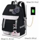 thumbnail image 2 of Girl Primary Junior High University School Bag Bookbag Backpack(black) S, 2 of 2