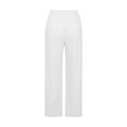 thumbnail image 6 of AWZXDE Girls Elastic Waist Wide Leg Pants for Kids and Youth Casual Wear Straight Leg Fit Everyday Wear Comfort and Easy Care White,12-13 Years, 6 of 6