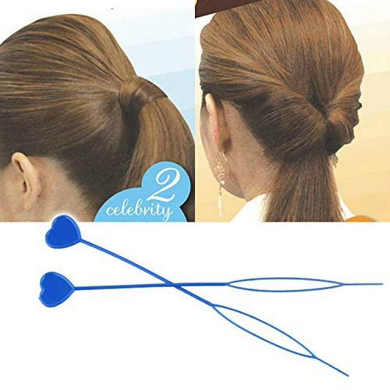 Hair Tool Plastic Quick Beader for Loading Beads Ponytail Maker Styling  Tool (8 Pcs,7 Colors) : Beauty & Personal Care 