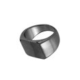 thumbnail image 3 of tredstone Men Boys Simple Retro Large Flat Square Glazed Surface Alloy Ring Plated Jewelry Accessory Hip Hop, 3 of 5