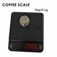 thumbnail image 3 of Báscula de café de 3 kg/0,1 g con temporizador Báscula de cocina digital HD electrónica (A), 3 of 6