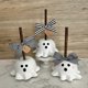 thumbnail image 5 of Ghosts Decorations Cute Ghosts in Apples Shape Figurines Fun Adorable Playfully Table Statues for Home, 5 of 5