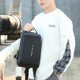 thumbnail image 5 of Hukapapa Nuevo bolso de pecho bandolera antirrobo para ocio al aire libre para hombres, bolso de nailon para exteriores para hombres, negro, 5 of 5