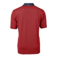 thumbnail image 3 of Men's-Cutter & Buck  Red/Navy Arizona Wildcats DryTec Virtue Eco Pique Recycled Polo, 3 of 3