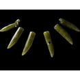 thumbnail image 2 of Serpentine 'Dragon Claw' Pendant Bead Strand |12 Beads | 58x14mm |, 2 of 7
