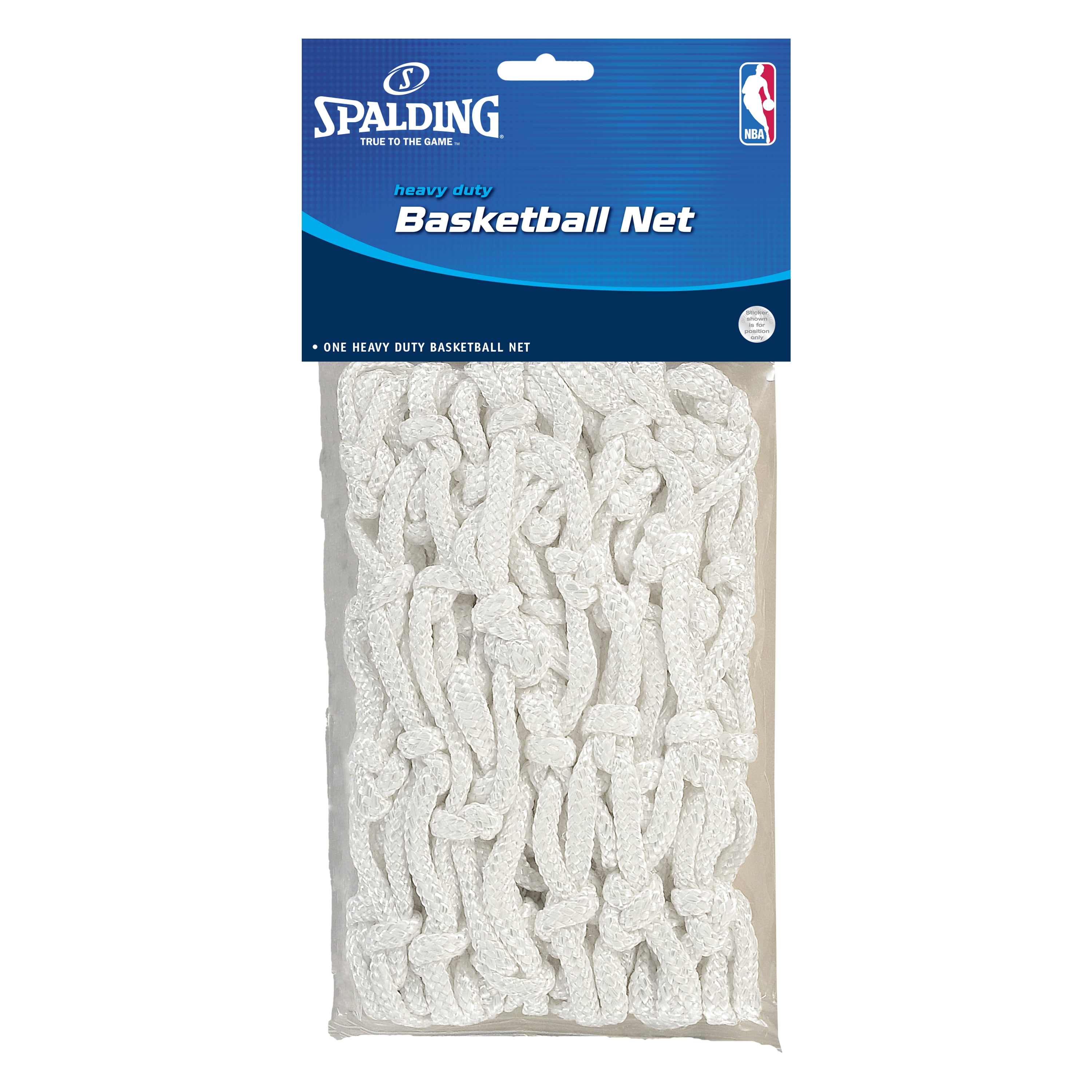Heavy Duty White Net For Basketball Ring From Spalding
