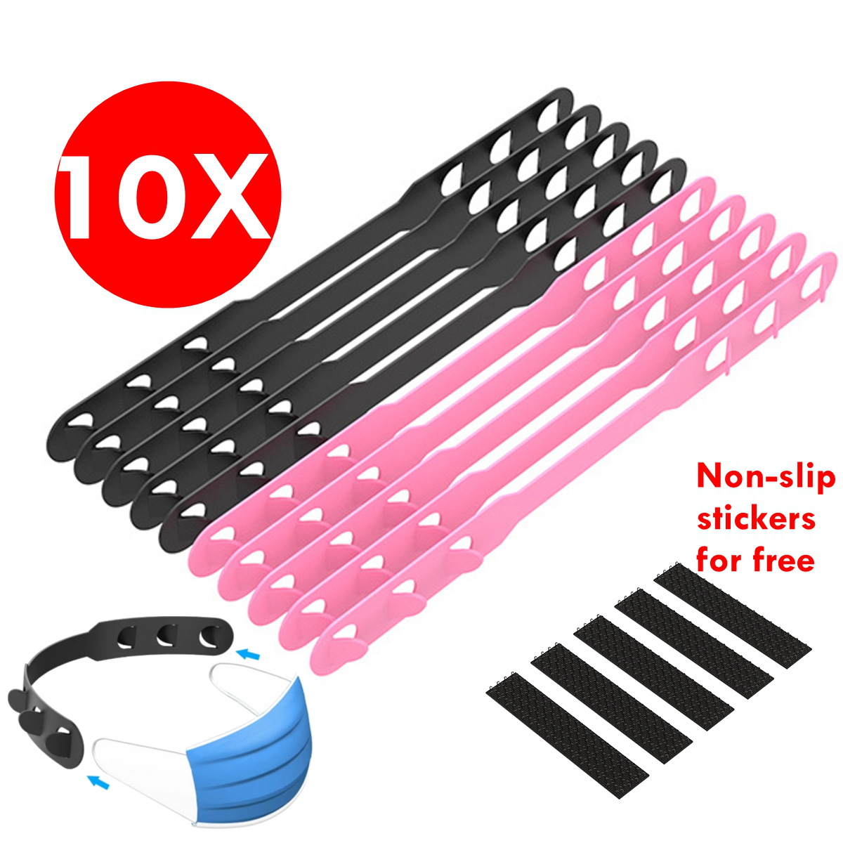 Face Mask Adjusting Belt Face Mask Buckle Adjuster Mask Extension Belt