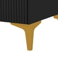 thumbnail image 2 of Dextrus Bathroom Vanity with Countertop Sink Combo 24 Inch, Modern Bathroom Storage Cabinet with Drain & Door, Black and Gold, 2 of 9