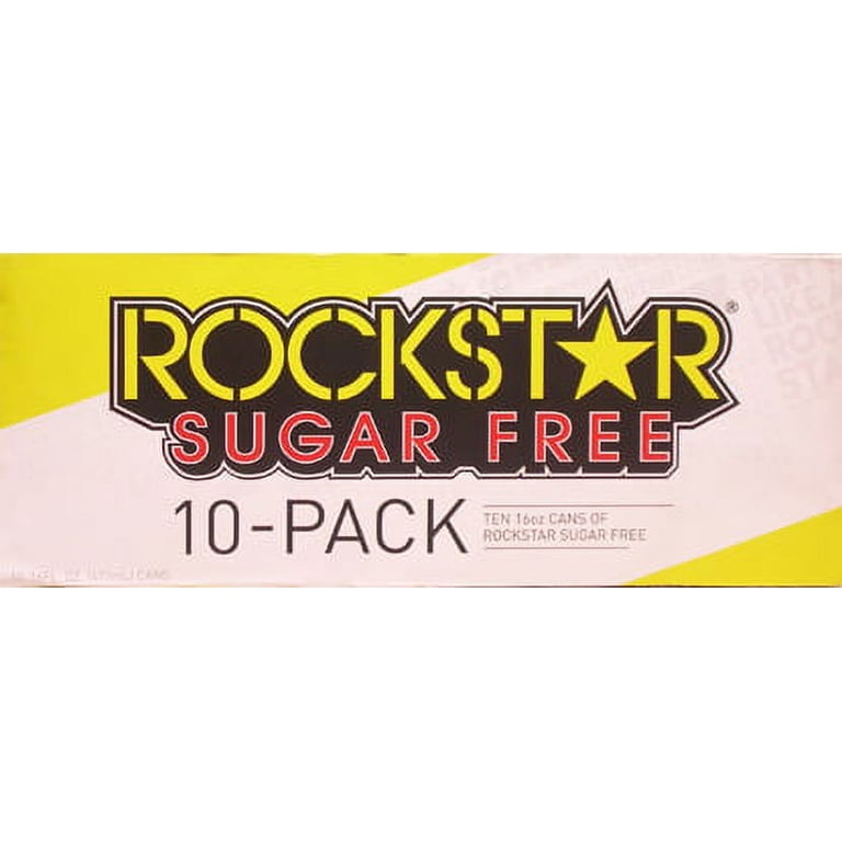 Rockstar Sugar-Free Energy Drink, 16 fl oz, 10 Count Cans