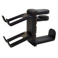 thumbnail image 2 of Soporte para auriculares con brazo giratorio, abrazadera para cables, organizador, regalos, accesorios de metal. Negro, 2 of 9