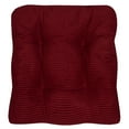 thumbnail image 2 of Fluffy Memory Foam Non Slip Chair Cushion Pad 2-4-6-12 Pack Burgundy, 2 of 5
