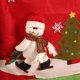 thumbnail image 4 of Fundas traseras para sillas navideñas para comedor, Papá Noel, muñeco de nieve, reno, Navidad, decoración de fiestas, disfraces de fiesta navideña, fundas para sillas de esquí de Papá Noel, paquete de, 4 of 5