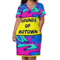 thumbnail image 3 of Sonidos de Motown Vestido de bolsillo suelto Vestidos de noche de lujo 2025 Vestidos de noche para mujer Vestido suelto para mujer, 3 of 7