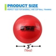 thumbnail image 3 of GSE Games & Sports Expert 6-Pack Weighted Practice Softballs, Training Baseballs for Practice Catching, Outdoor Pitching, Batting, Throwing, Speed Training on Playgrounds - Red 16oz, 3 of 7