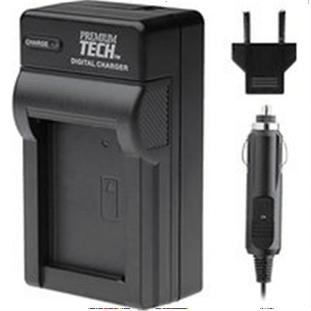 Adorama PT-26 AC/DC Rapid 4.2v Battery Charger for Fujifilm NP-40,NP-60,NP-120,NP-95, Samsung SLB-0737, SLB-0837, SLB-1037, SLB-1137, Olympus LI-20B, Casio NP-30, Panasonic S004E, Kodak KLIC-5000, KLI