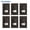 6, variant on General Occupancy Motion Sensor Light Switch, PIR Infrared Motion Activated Wall Switch, No Neutral Wire, Single Pole for CFL/LED/Incandescent Bulb, Wall Plate Included, (4 Pack, Matte Black)