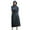 Black, variant on SPRING PARK Raincoat Waterproof Rain Jacket Outdoor Womens Mens Hooded Drawstring Long Coat Unisex