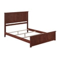 thumbnail image 3 of AFI Madison King Solid Wood Foundation Bed Frame with Matching Footboard, Walnut, 3 of 6
