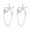 White, variant on Ladies' Elegant Pearl Ear Jackets Ladies' Beach-Themed Seashell Ear Cuffs The Latest European Simple Fashion Is Suitable For Women's Party Jewelry Earrings Women'S Witchy Halloween Earrings