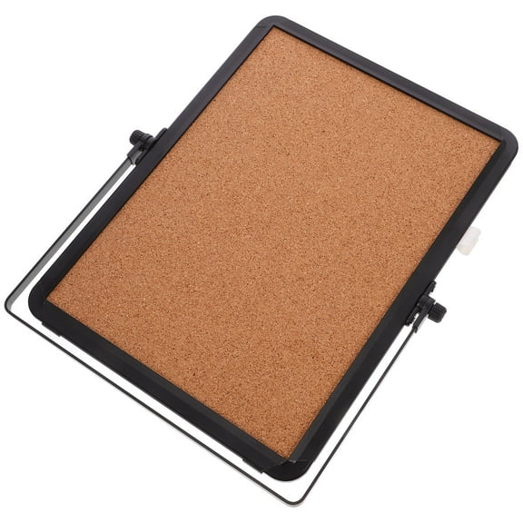 UPKOCH Small Cork Board for Desk Rectangular Softwood Modern Design 1Set