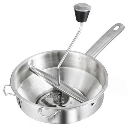 

HOMEMAXS 1pc Stainless Steel Blender Manual Potato Presser Potato Ricer for Home (Silver)