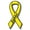 Bladder- fighter, variant on Magnet Me Up Support Bladder Cancer Awareness Yellow Ribbon Magnet Decal, 3.5x7 In, Vinyl Automotive Magnet